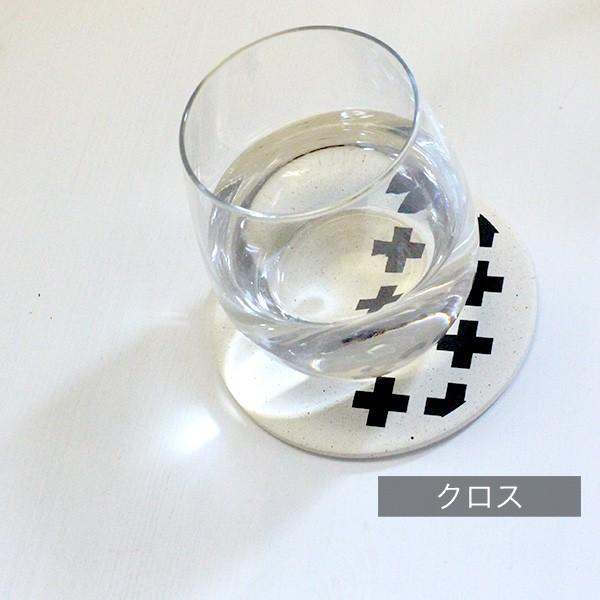 珪藻土 コースター セット おしゃれ かわいい モノトーン 吸水 北欧風 バー コースター bar 珪藻土 コースター 12枚 セット りっぷうや Line シリーズ rvp ドの画像