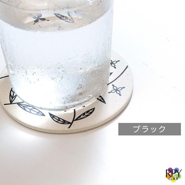 飲食店 食器 陶器 珪藻土 コースター 業務用 珪藻土 コースター 12枚 セット りっぷうや スターフラワー rvp ブルー/ブラック/グリーン/紫/青/黒/緑/むらさきの画像
