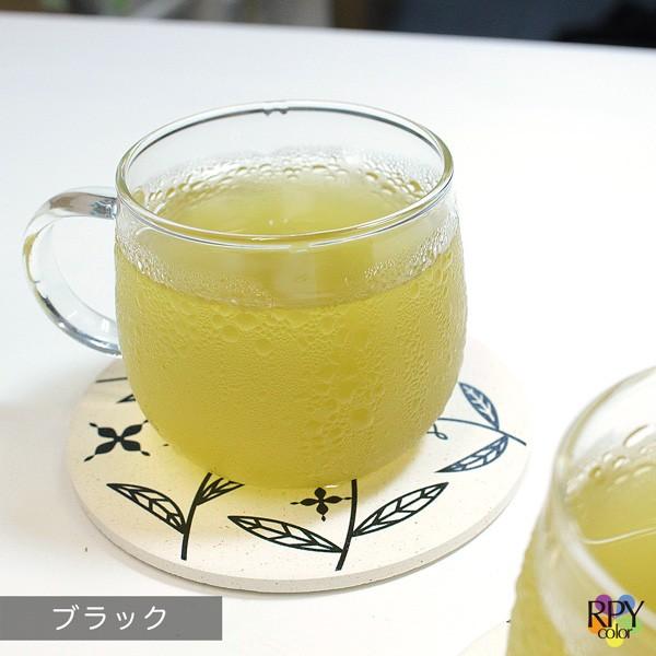 飲食店 食器 陶器 珪藻土 コースター 業務用 珪藻土 コースター 12枚 セット りっぷうや スターフラワー rvp ブルー/ブラック/グリーン/紫/青/黒/緑/むらさきの画像