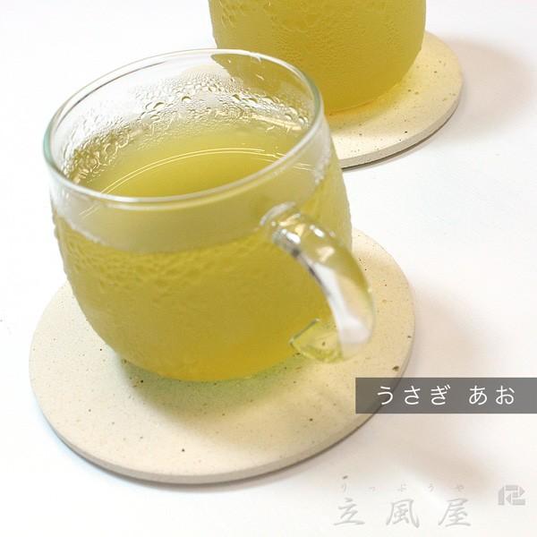 飲食 食器 業務用 珪藻土 コースター 吸水 コルク 薄い 薄型 兎 rabit 日本製 業務用 珪藻土 コースター 12枚 セット りっぷうや うさぎ rvp 赤/青/レッド/ブの画像