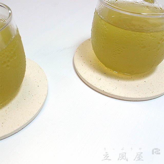 業務用 食器 おしゃれ 珪藻土 コースター 業務用 珪藻土 コースター 12枚 セット りっぷうや 四葉 rvp クローバー/あか/赤/レッド/みどり/緑/グリーン/あお/の画像