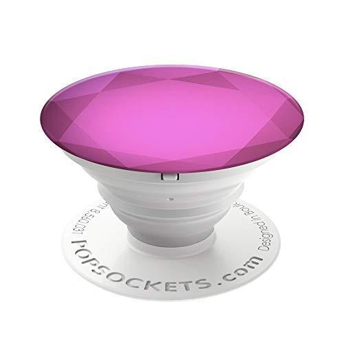 PopSockets: Collapsible Grip & Stand for Phones and Tablets - Fuchsia Metal
