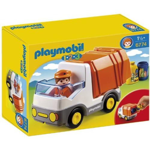 PLAYMOBIL(プレイモービル) 1.2.3 ゴミ収集車6774[並行輸入品]