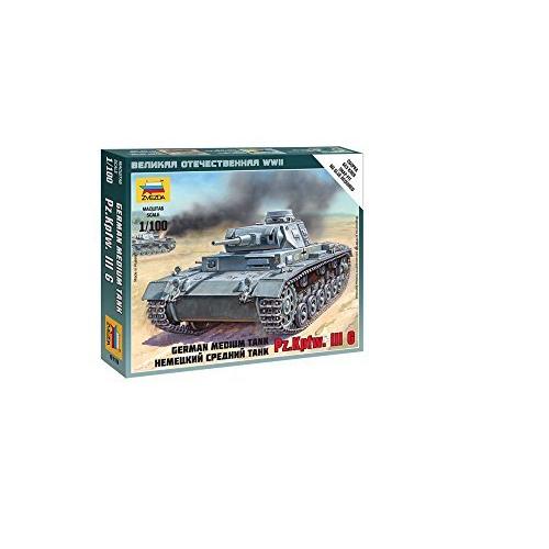 ズベズダ 1/100ドイツ3号戦車 プラモデルZV6119[並行輸入品]