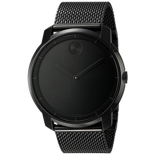 最も優遇の ボールド 3600261 メンズ Movado アナログディスプレイ 腕時計[並行輸入品] ブラック スイスクォーツ 腕時計用ベルト、バンド