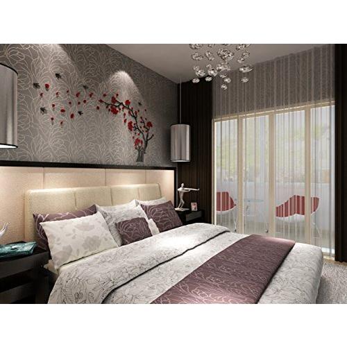 DecorSmart木の枝と鳥ラスチック立体的壁面装飾品ウォールステッカー　ウォー ルペーパー　シール　壁紙シール　ウォールペーパー　大きめサイズ[並 DecorSmart木の枝と鳥ラスチック立体的壁面装飾品ウォールステッカー　ウォー ルペーパー　シール　壁紙シール　ウォールペーパー　大きめサイズ 花