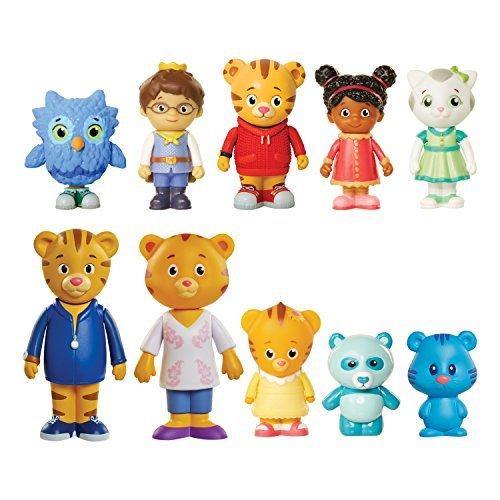 (10 Pack) - Daniel Tiger's Neighbourhood Friends and Family Figure Set (10