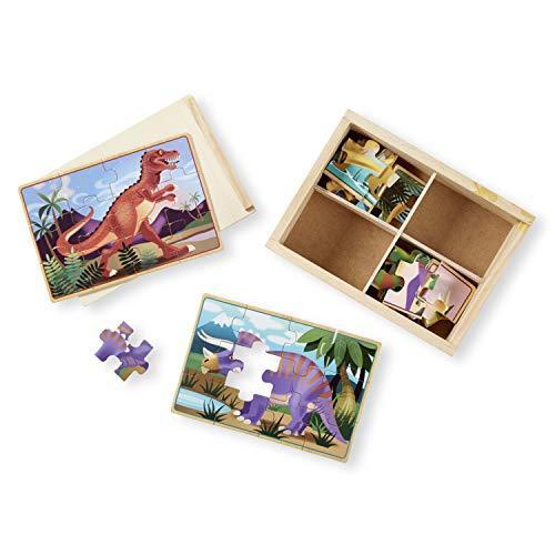 Dinosaurs Puzzles in a Box[並行輸入品]