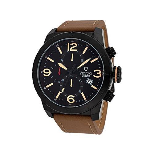 Victory Instruments v-nomadクロノグラフTan /タンレザーメンズカジュアル腕時計1283-tt[並行輸入品]