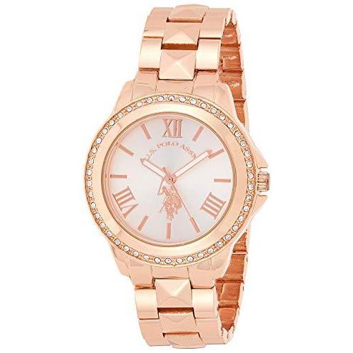 U.S. Polo Assn.レディース ローズゴールド調ブレスレットウォッチ USC40078[並行輸入品]