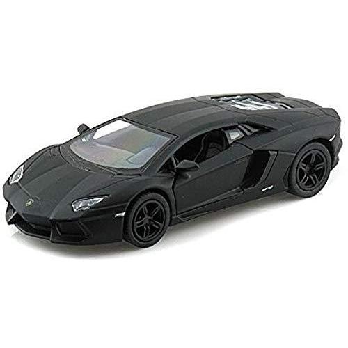 [ランボルギーニ]LAMBORGHINI Matt Black Aventador LP 7004 1:38 5 Pull Back Diecast