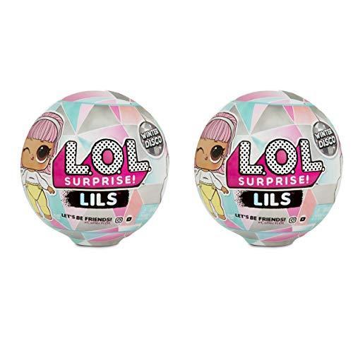 L.O.L. Surprise! Lils Winter Disco Series with 5 Surprises (2-Pack)[並行輸入品]
