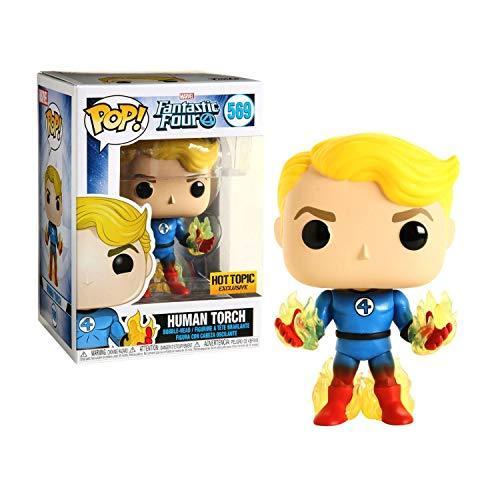 Funko POP! マーベル:ファンタスティック・フォー - ヒューマン・トーチ #569 [並行輸入品]