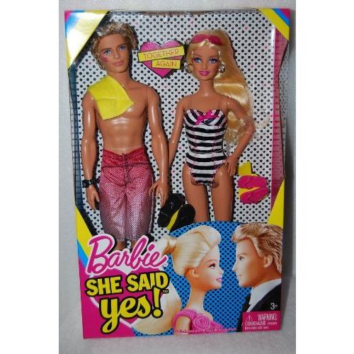 気質アップ Inch 12 バービーBarbie Doll Yes　輸入品[並行輸入品] Said She Ken Barbie 2Pack Giftset 電子玩具
