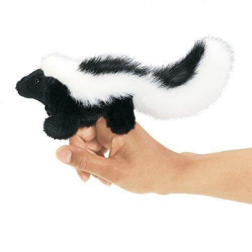 Finger Puppet - Folkmanis - Mini Skunk New Animals Soft Doll Plush Toys 264