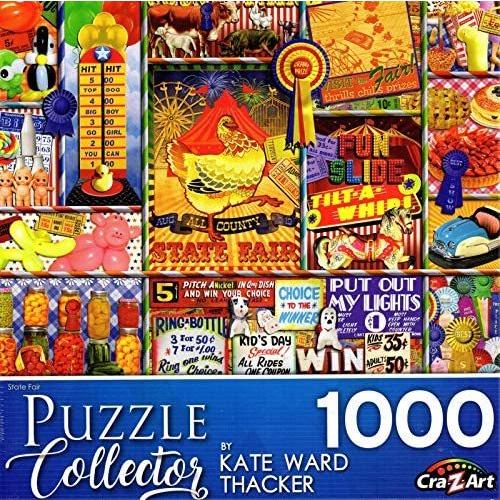 パズルコレクター1000ピースパズル ? ケイトワード・サッカーによる州フェア。[並行輸入品]
