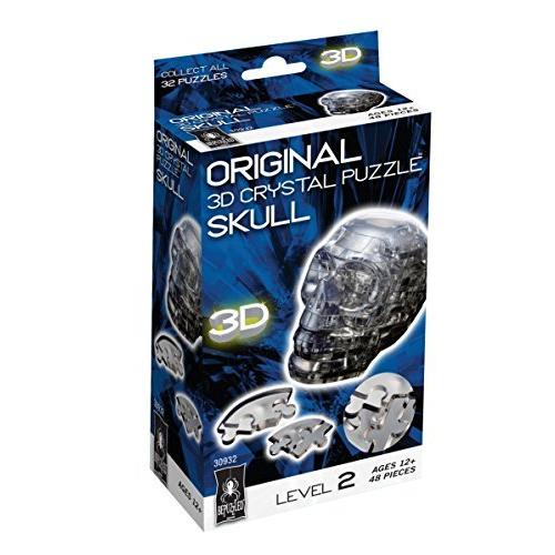 University Games 30932 3D Crystal Puzzle - Skull[並行輸入品]
