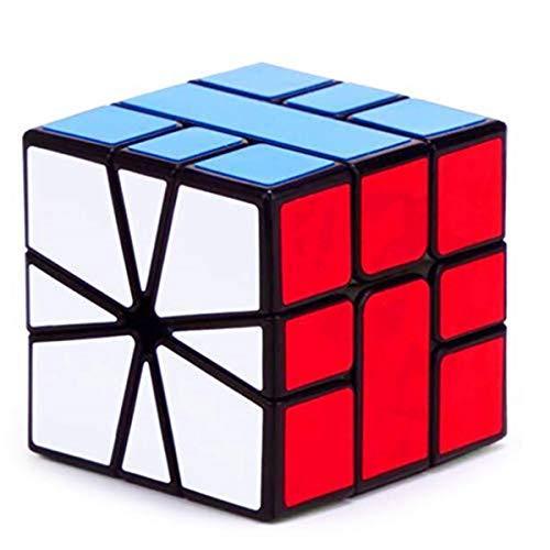 CuberSpeed QiYi Square one Black Magic Cube Qifa SQ 1 Speed Cube Puzzle[並行輸