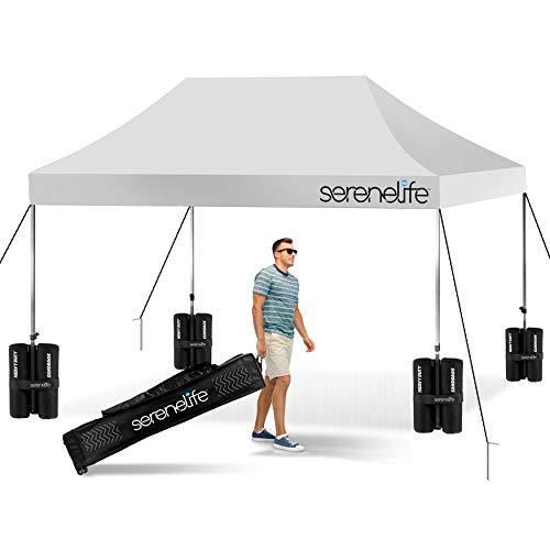 hajimebPop　Up　Canopy　Foldable　Shelter　10x15　Tent　Instant　Commercial　Collapsible