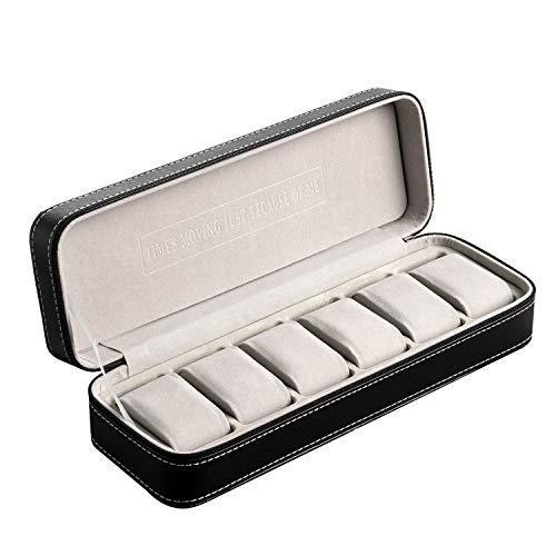 OSVINO 腕時計ケース ウオッチケース 腕時計収納ケース レザー 腕時計用 コレクションケース 腕時計収納ボックス ディスプレイケース 収納用 整