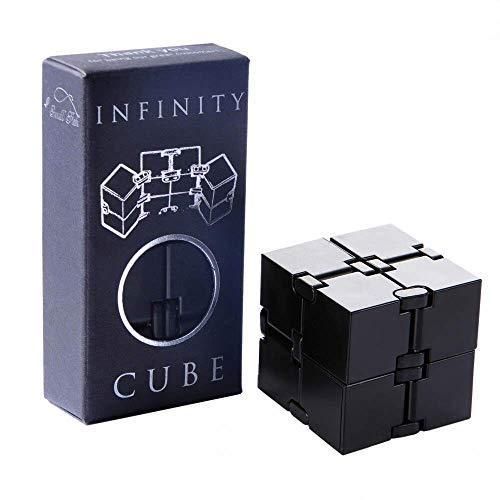 Infinity Cube Fidget Toy, Luxury EDC Fidgeting Game for Kids and Adults, Co