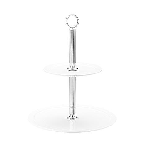Georg Jensen Bernadotte 2段エタゲール ステンレススチールと磁器並行輸入(43971円)
