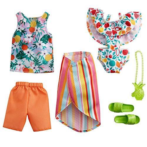 Barbie Fashion Pack - Tropical with 1 Outfit & 1 Accessory Doll & 1 Each fo