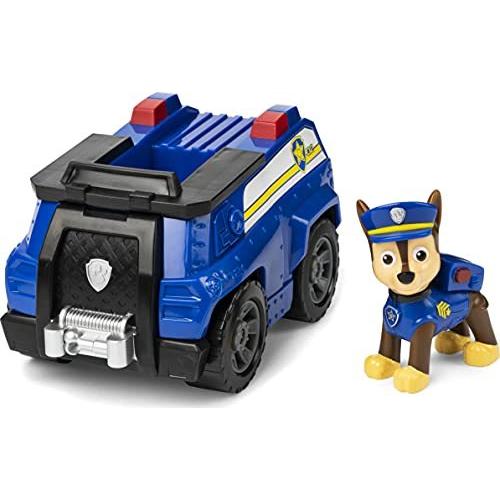 Paw Patrol, Chase’s Patrol Cruiser Vehicle with Collectible Figure, for Kid