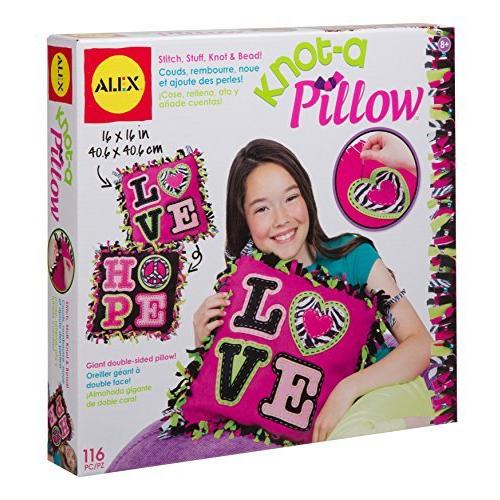 Alex Craft ジャイアントノットとステッチ枕キット キッズアートとクラフトアクティビティ並行輸入