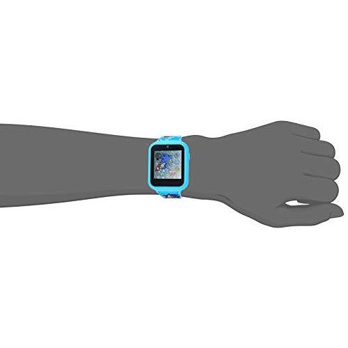 【中古品/USED】 ソニック・ザ・ヘッジホッグ タッチスクリーン スマートウォッチ 自撮りカメラ内蔵 無毒性 簡単バックルストラップ ブルー スマートウォッチ - モデル 【2150608952】(10835円)