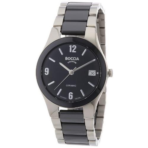 が大特価！ Boccia Women's Quartz Watch Ceramic 3189-02【並行輸入品】 腕時計用ベルト、バンド