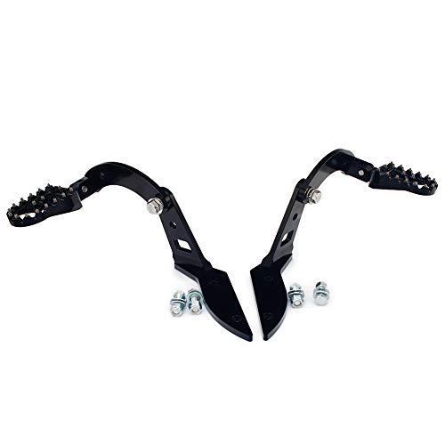 KUSTOMACC Black Highway Peg Mounts + 360 Degree Adjustable Footpegs for Canのサムネイル