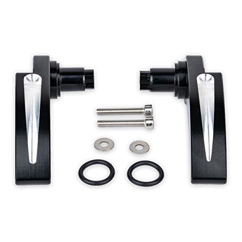 KaTur ブラックサドルバッグリッドリフターキットハーレーツーリング