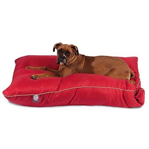 35x46 Red Super Value Pet Dog Bed By Majestic Pet Products Large by Majesti