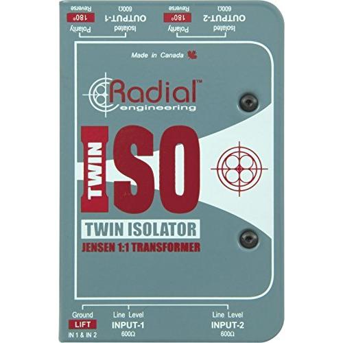 超人気の TWIN Radial ISO (Standard【並行輸入品】 Isolator Line-Level Passive その他ギター、ベース用パーツ、アクセサリー