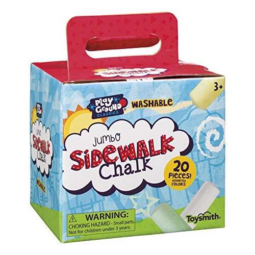 [トイスミス]Toysmith Jumbo Sidewalk Chalk 20 chalks 2551 [品]
