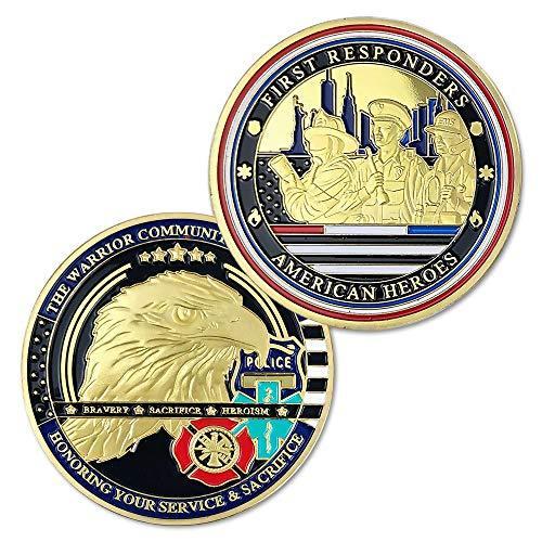 First Responponders チャレンジコイン Honor American Heroes
