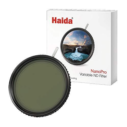 超歓迎 バリアブル ナノプロ 可変NDフィルター Haida ND 撥水 光学ガラス使用 ND12-400(4段~9段減光 HD4221 82mm フィルター その他カメラアクセサリー