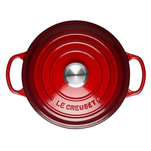 【国産】 ル・クルーゼ シグネチャー エナメル鋳鉄 円形 フレンチ（ダッチオーブン 4.5クォート レッド 21177240602430【並行輸入品】 【PET1006492170】(35530円)