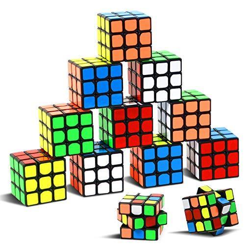 Party Puzzle Toy,12 Pack Mini Cubes Set Party Favours Cube Puzzle,Original