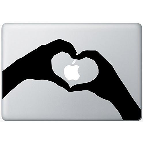 Heart Hands Macbook Decal Mac Decal Macbook Pro Laptop Sticker Vinyl Decal