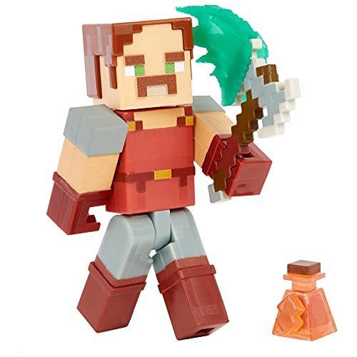 Minecraft Dungeons 3.25-in Collectible Battle Figure and Accessories, Based
