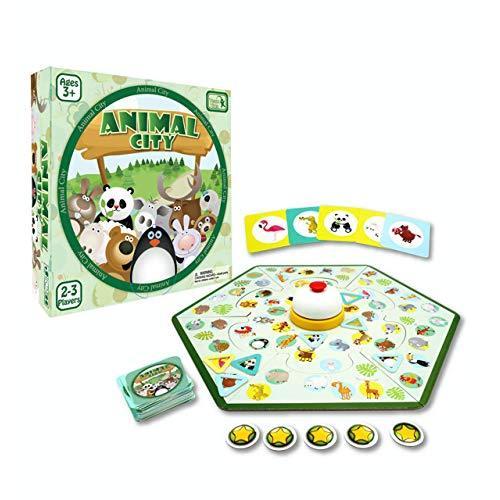 森の冒険 かわいい熊 動物教育カードゲーム 3歳以上 子供用 動物学習 ボードゲーム 家族ゲーム 2 6人用 並行輸入品 パズルボード7枚 電子玩具 格安販売の Themtransit Com