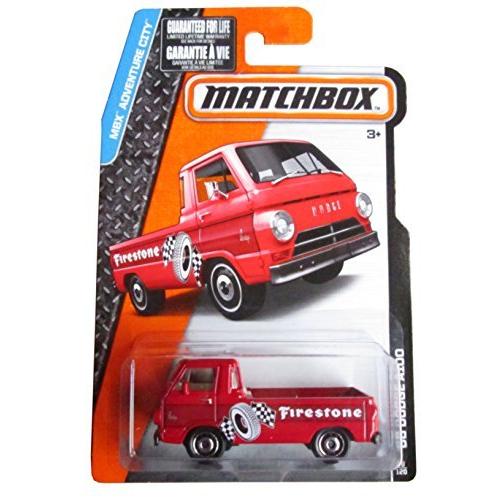 Matchbox, 2015 MBX Adventure City, '66 Dodge A100 Truck [Red] 16/120