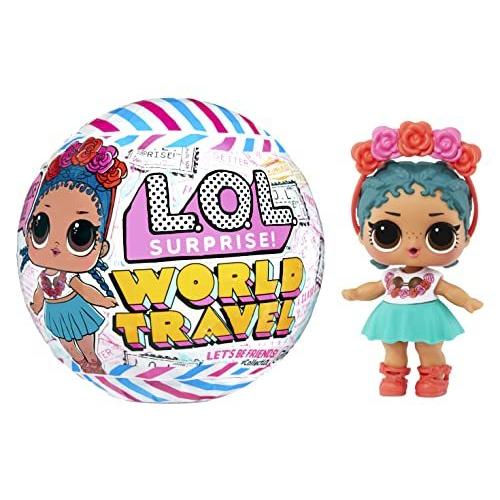 LOL Surprise World Travel? Dolls with 8 Surprises Including Doll, Fashions,