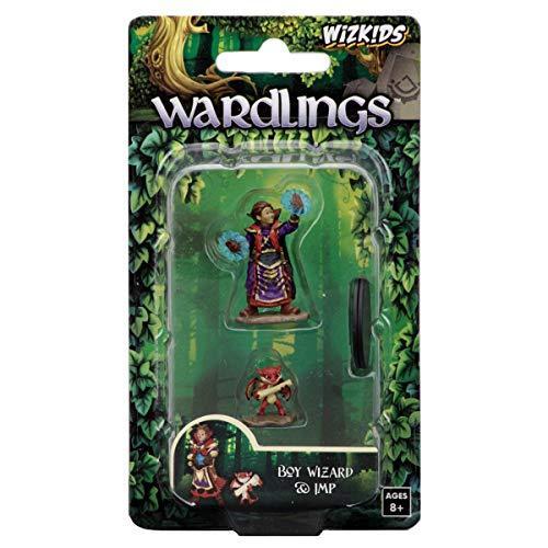 (Boy Wizard & Imp - FanHeads Wizkids Wardlings Rpg Figures, Boy Wizard Imp【