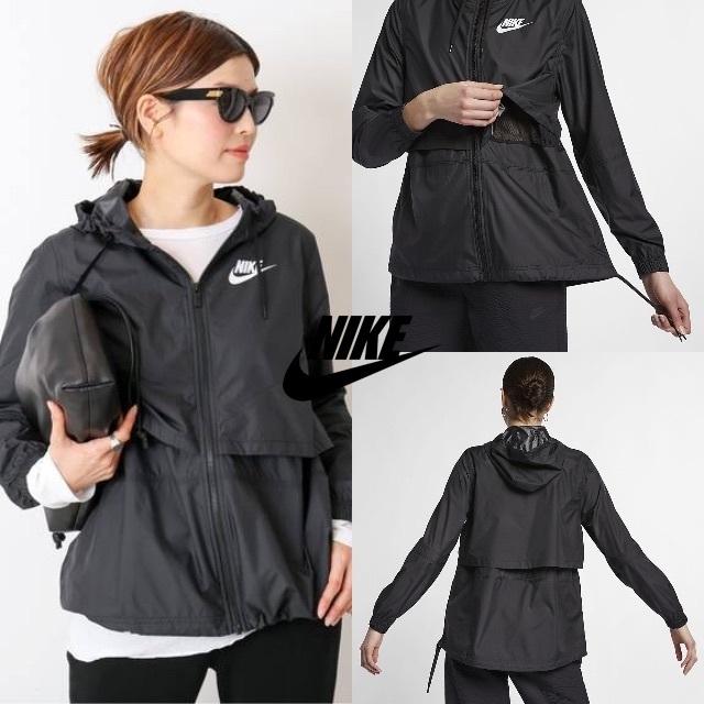 Nike ナイキ レディース ウインドフルジップ ウィメンズ ウーブン ジャケット ブラック ナイロンジャケット スポーツ ストリート カジュアル Ci32 Hajunaストア 通販 Yahoo ショッピング