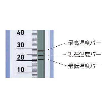シンワ測定 73043：デジタル温度計D-10 最高/最低 防水型 ☆メール便