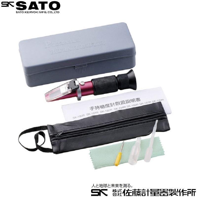 手持屈折計 SK-202R：そば・うどん用濃度計 0190-04 @佐藤計量器_1