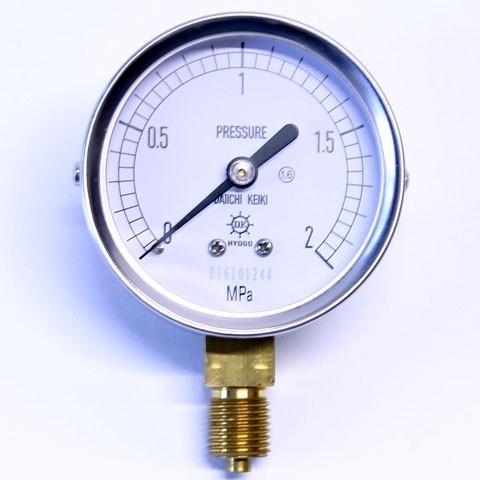 汎用形圧力計 AT G1/4B 60φ 2MPa  第一計器製作所 | 